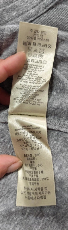 Camiseta manga corta cuadros grises Burberry talla XL