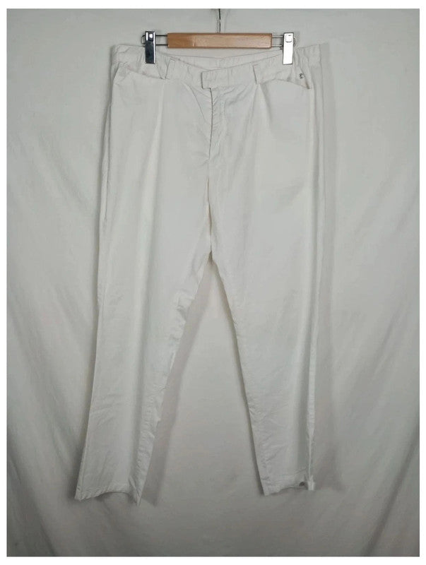 antalón blanco de algodón calvin Klein talla 46