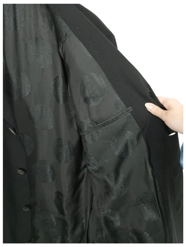 chaqueta de traje Versace negra 100% lana. Perfecto estado.