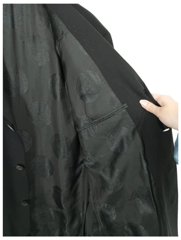 chaqueta de traje Versace negra 100% lana. Perfecto estado.