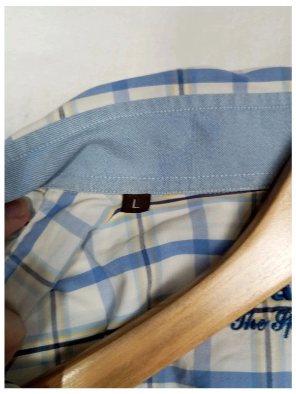 camisa manga corta cuadros barbour talla L