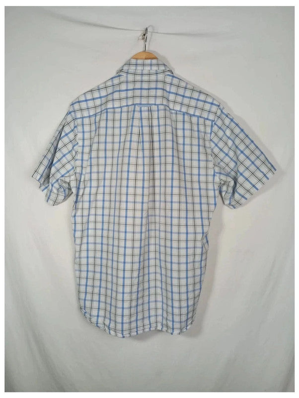 camisa manga corta cuadros barbour talla L