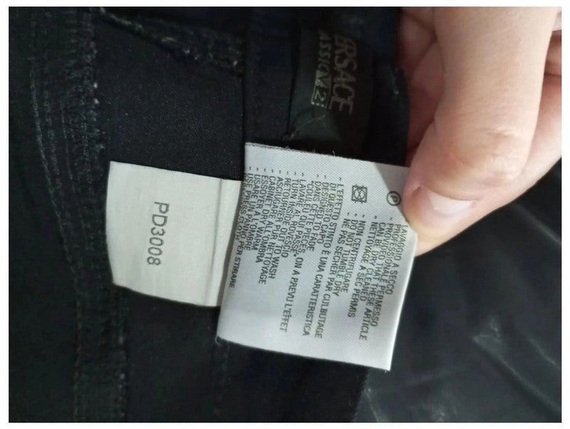 pantalón negro Versace classic V2 talla w27 o talla 34