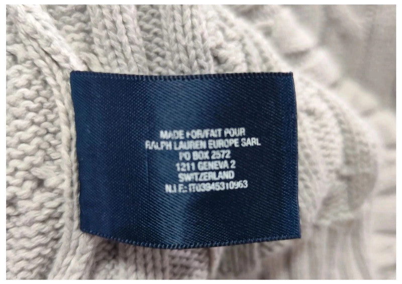Vestido Jersey manga corta gris Ralph Lauren talla 12/14 años.