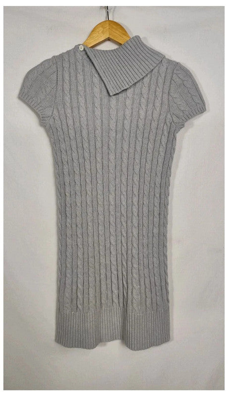 Vestido Jersey manga corta gris Ralph Lauren talla 12/14 años.
