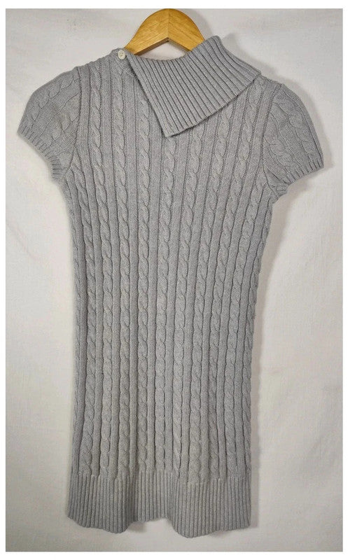 Vestido Jersey manga corta gris Ralph Lauren talla 12/14 años.
