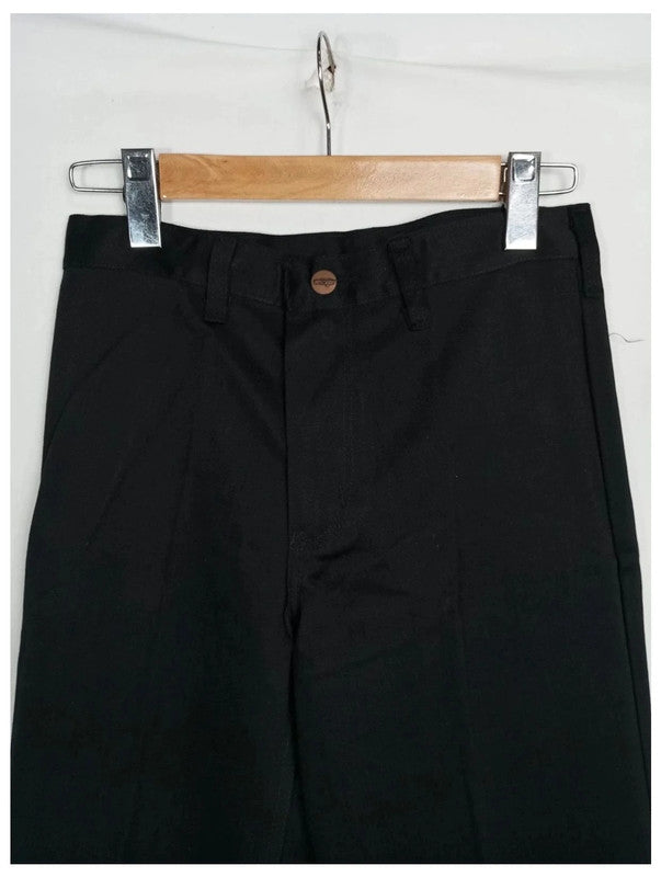 pantalón de campana deadstock vintage wrangler bluebell negro 29x36 talla 34