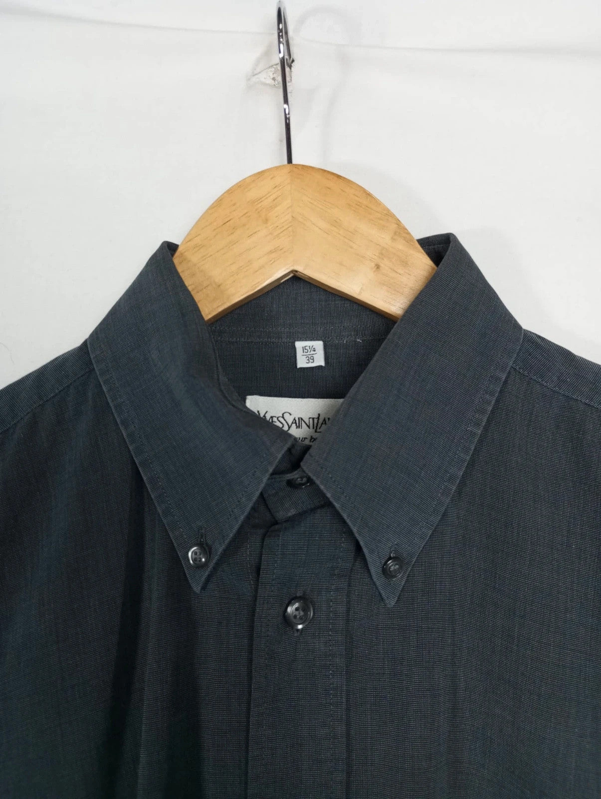Camisa negra Yves Saint Laurent talla m