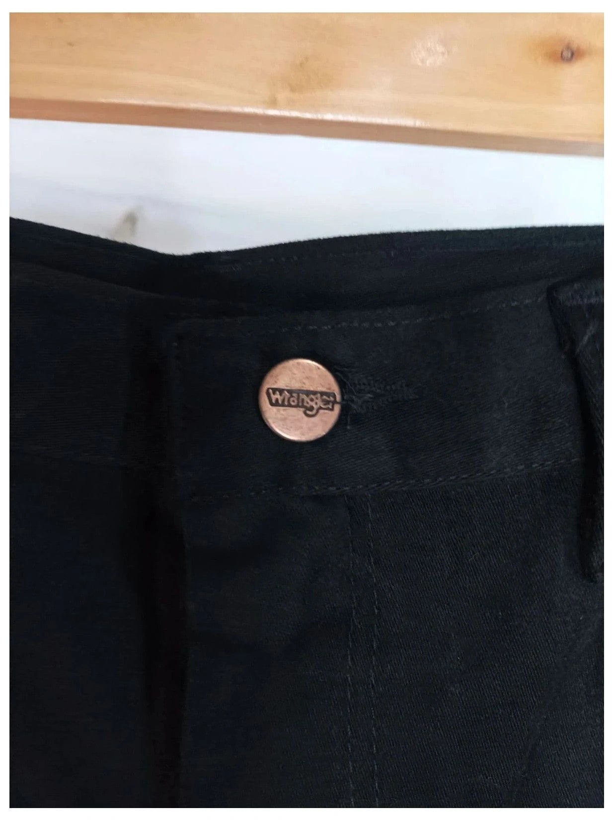 Pantalón de campana años 70s talla 34 deadstock wrangler blue bell