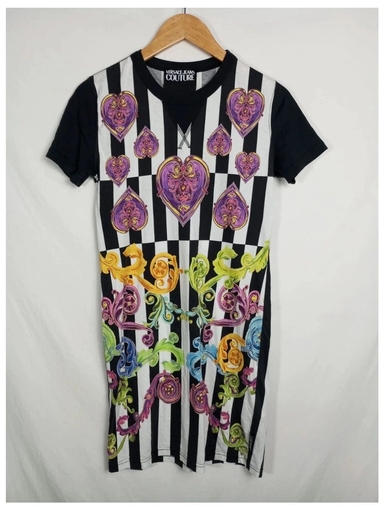 Vestido de algodón manga corta talla s
