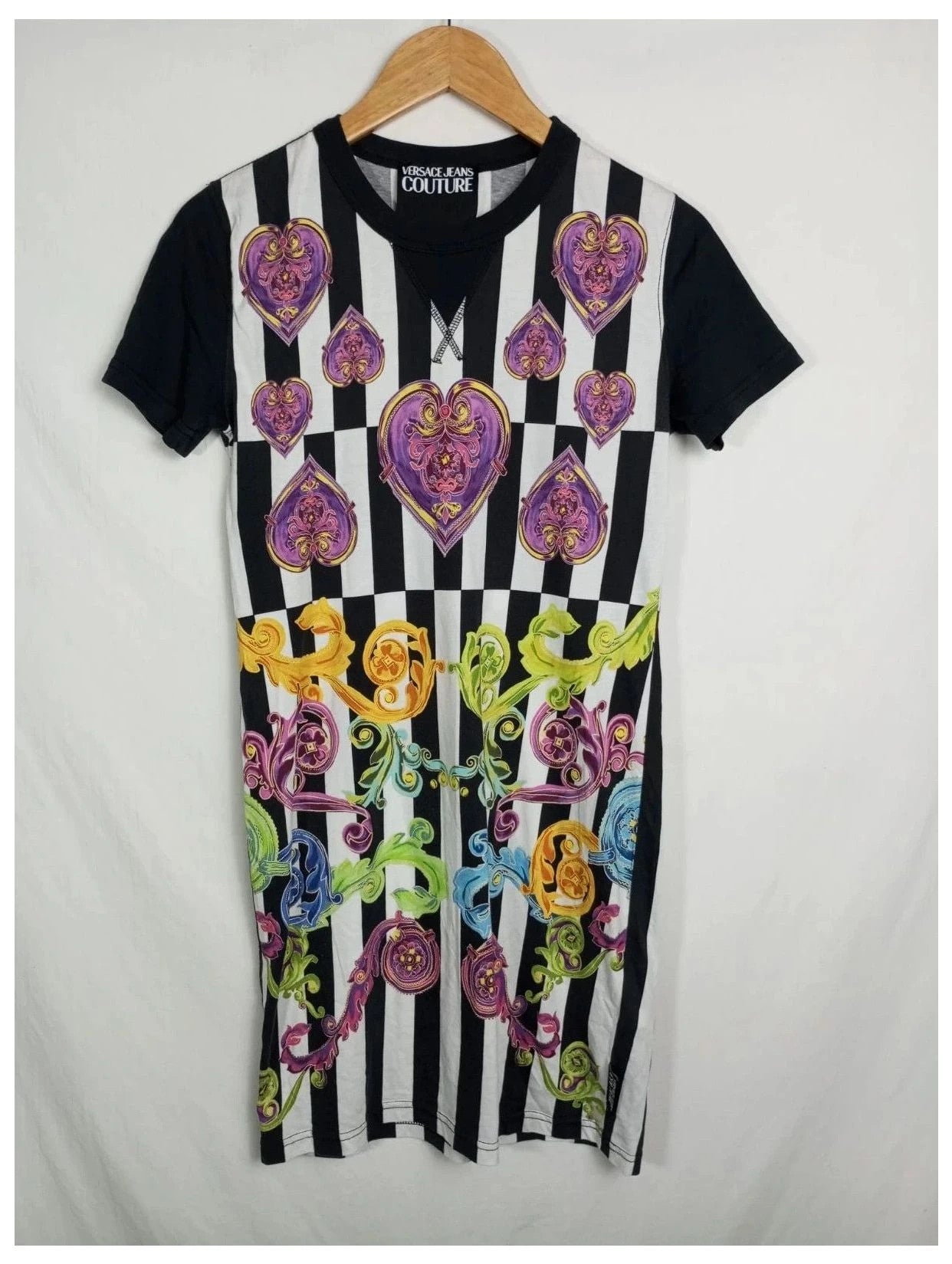 Vestido de algodón manga corta talla s
