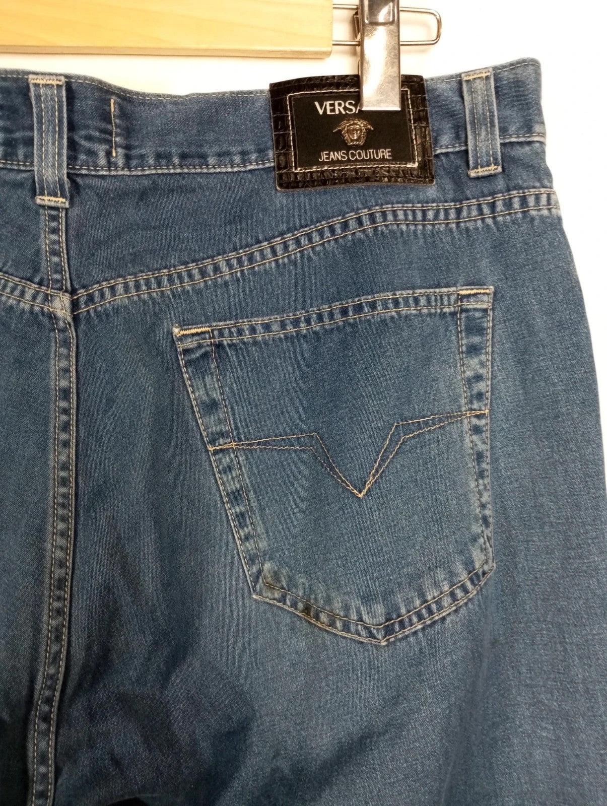 Pantalón vaquero azul Versace jeans couture talla 50 w40