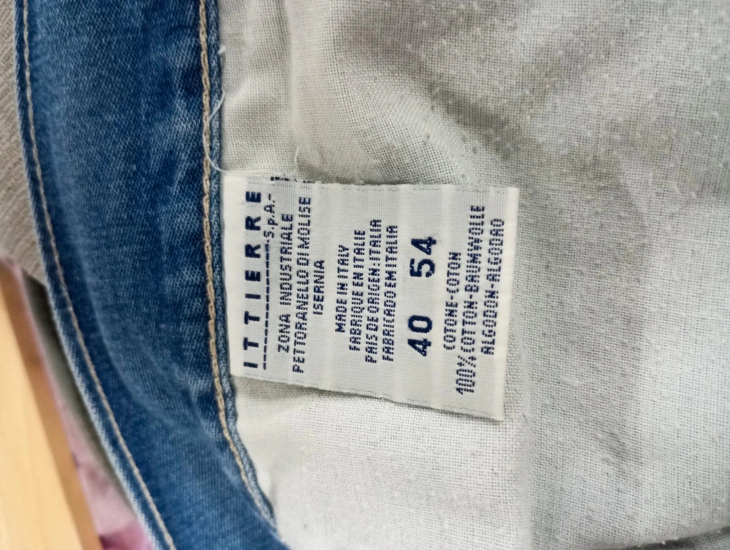 Pantalón vaquero azul Versace jeans couture talla 50 w40