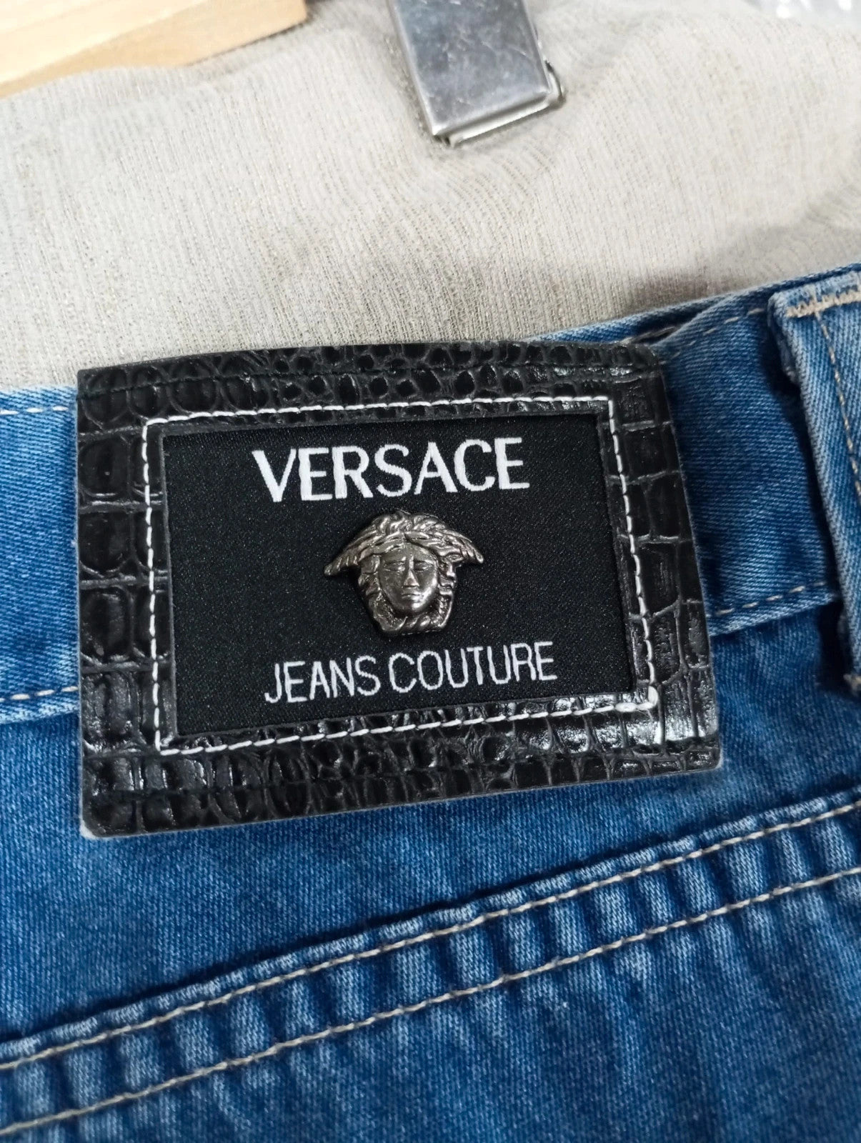 Pantalón vaquero azul Versace jeans couture talla 50 w40