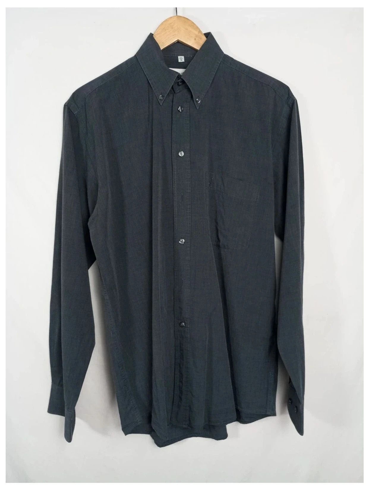 Camisa negra Yves Saint Laurent talla m