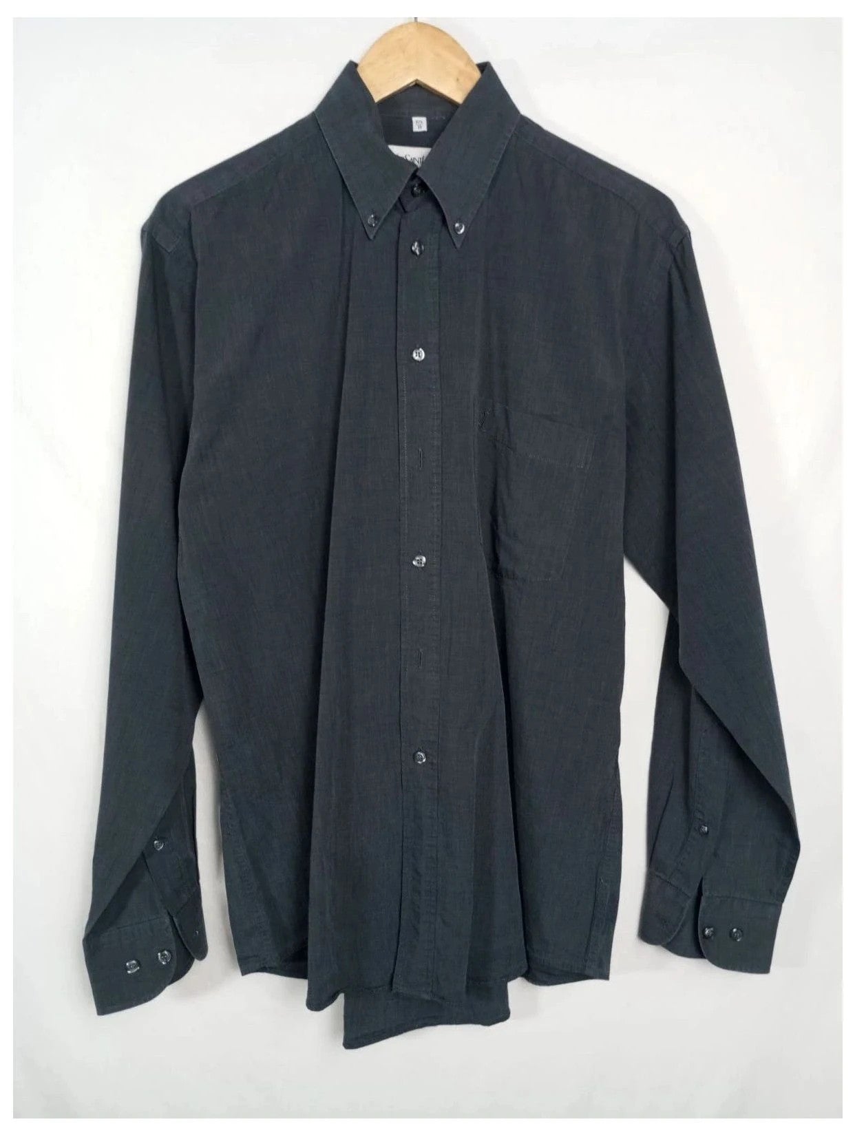 Camisa negra Yves Saint Laurent talla m