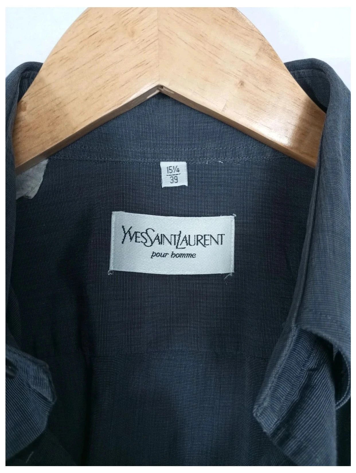 Camisa negra Yves Saint Laurent talla m