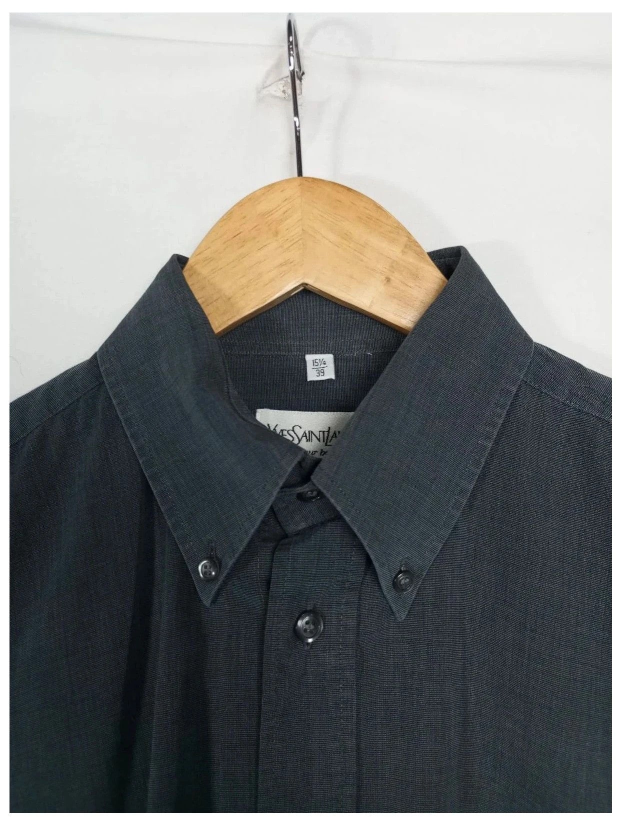 Camisa negra Yves Saint Laurent talla m