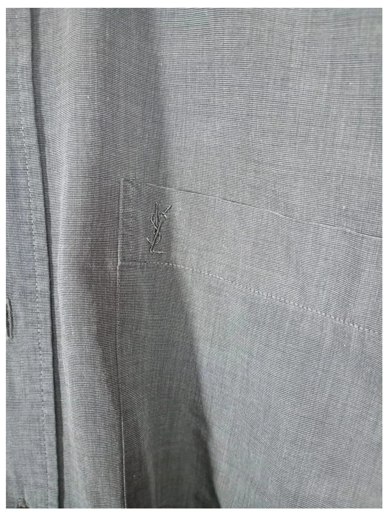 Camisa negra Yves Saint Laurent talla m