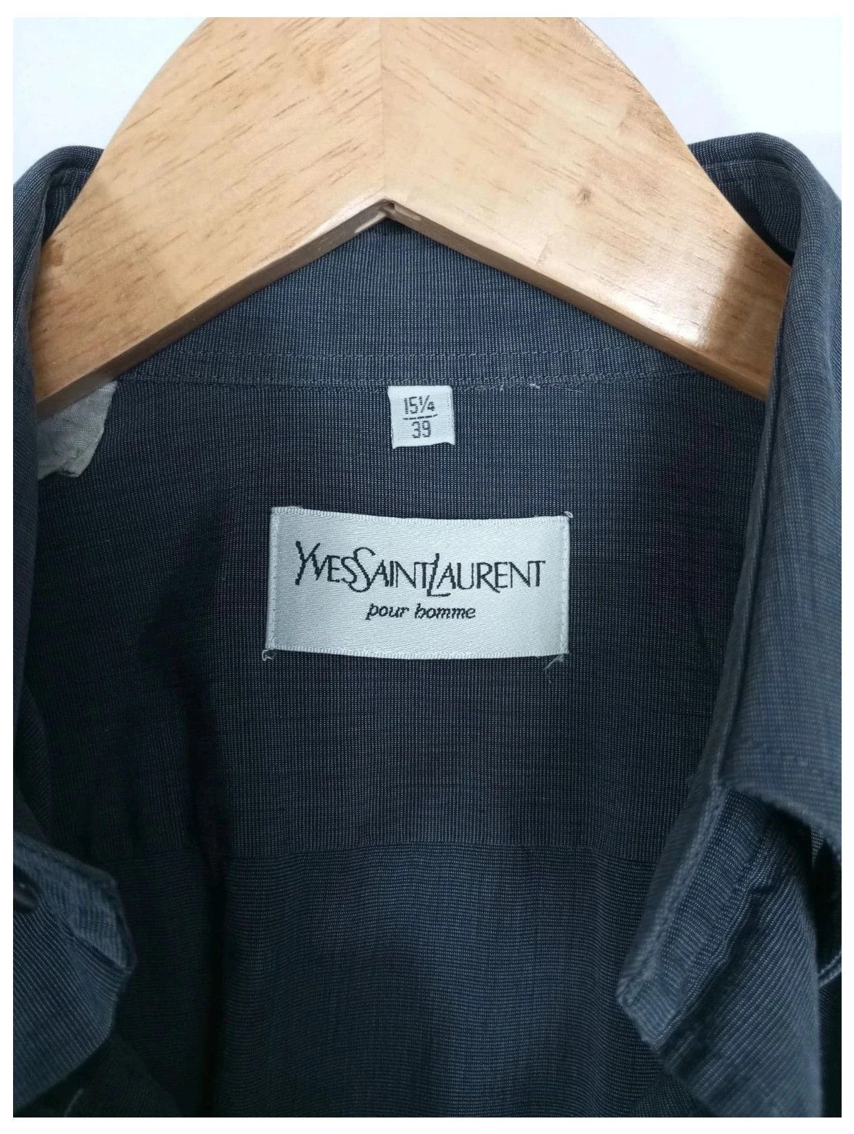 Camisa negra Yves Saint Laurent talla m