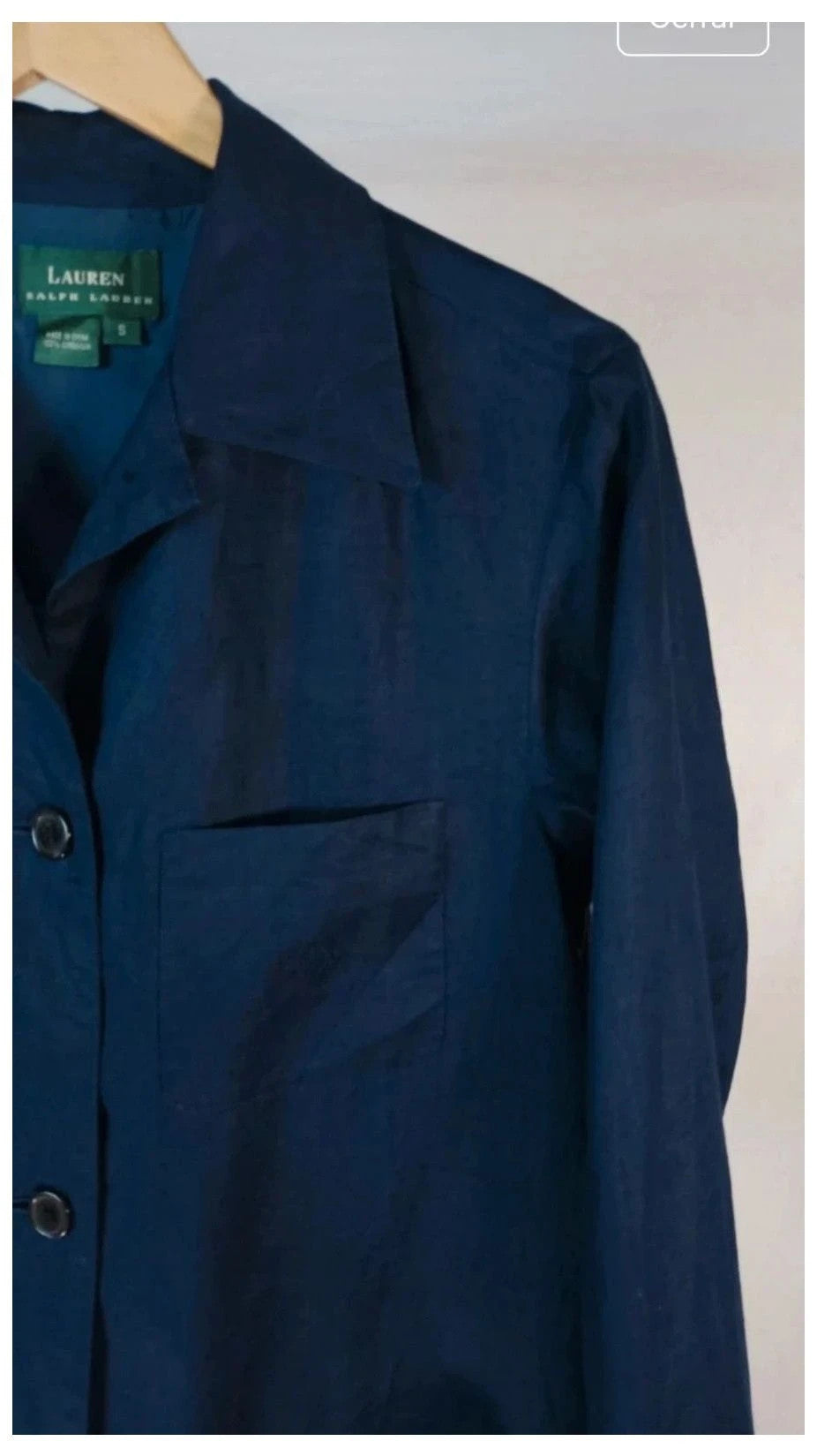 sobrecamisa de lino talla s Ralph Lauren