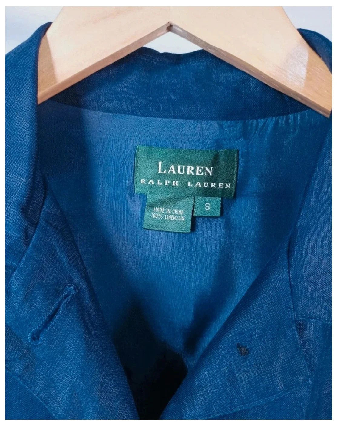 sobrecamisa de lino talla s Ralph Lauren