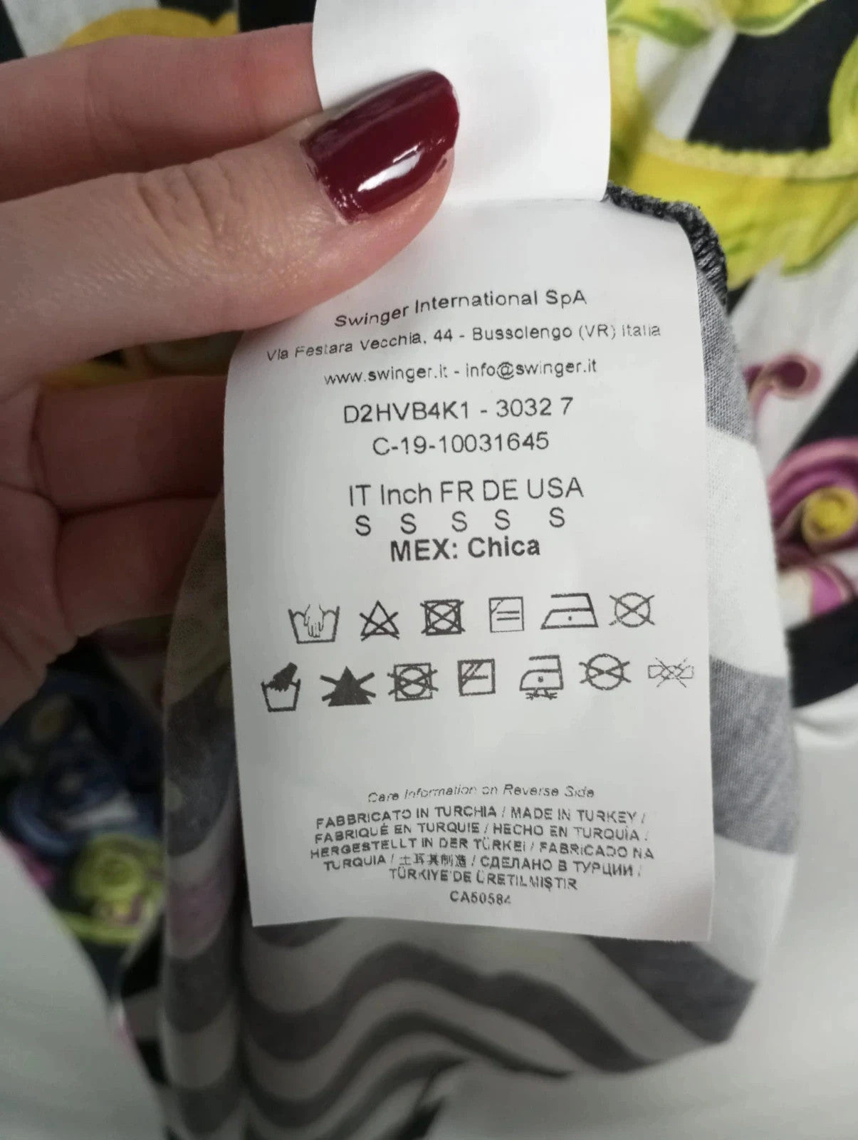 Vestido de algodón manga corta talla s
