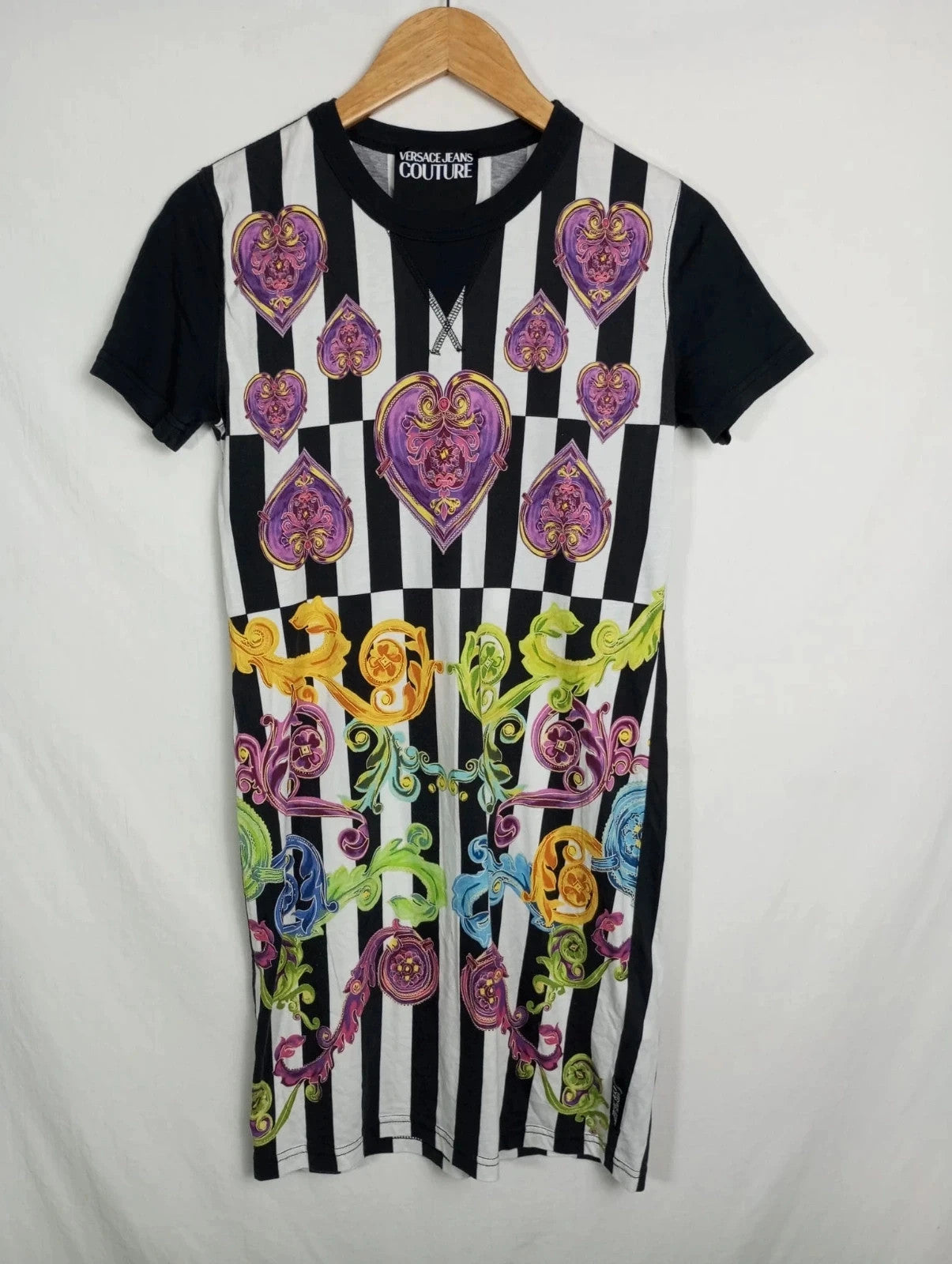 Vestido de algodón manga corta talla s