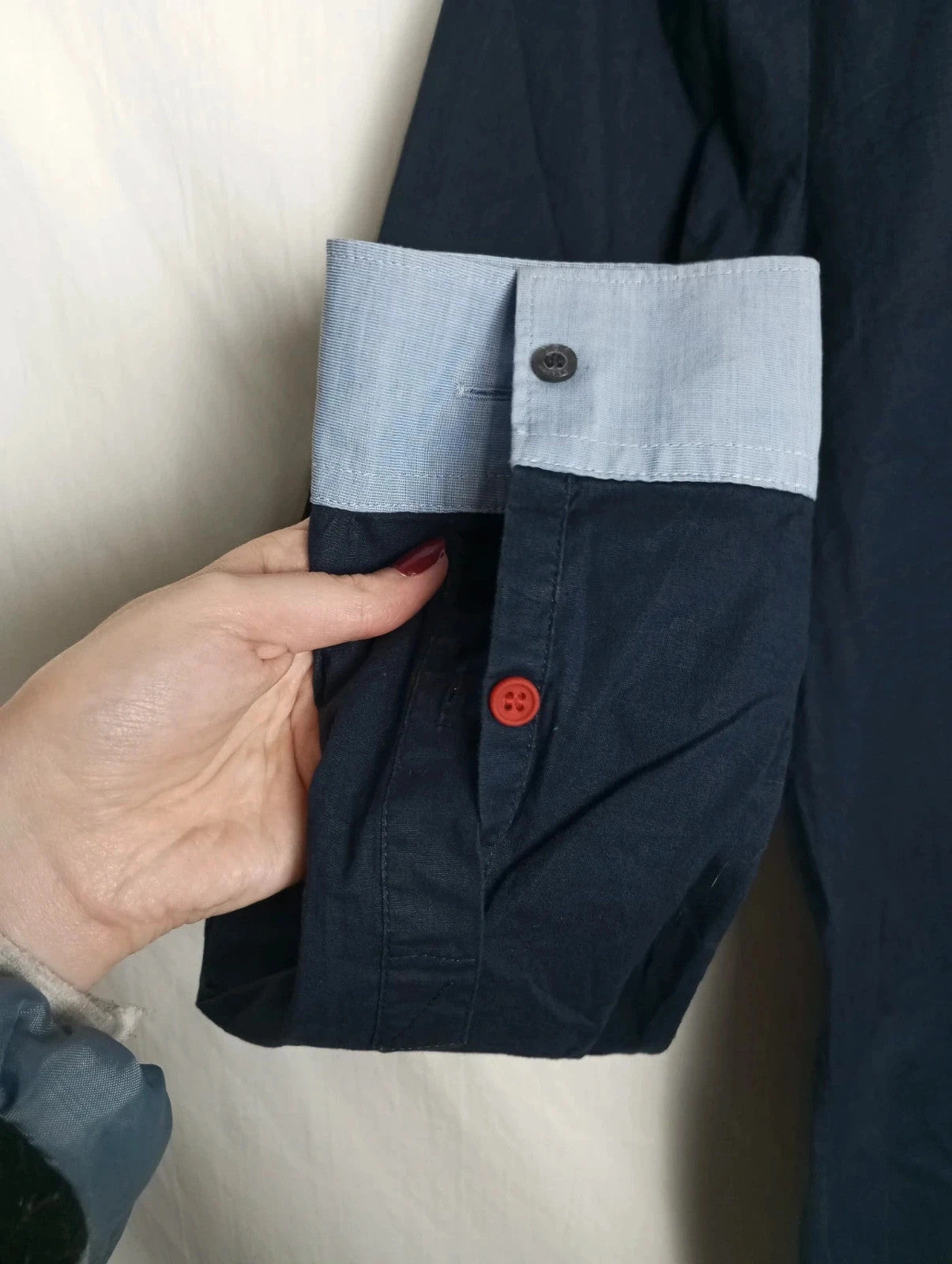 camisa ice iceberg azul marino
Talla s