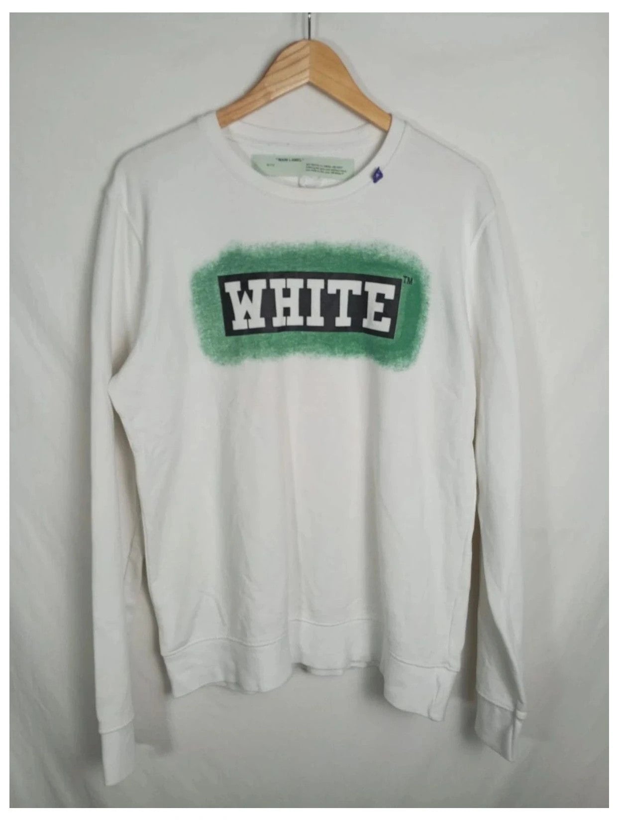 sudadera blanca off white talla xxl
Perfecto estado. 100% algodón