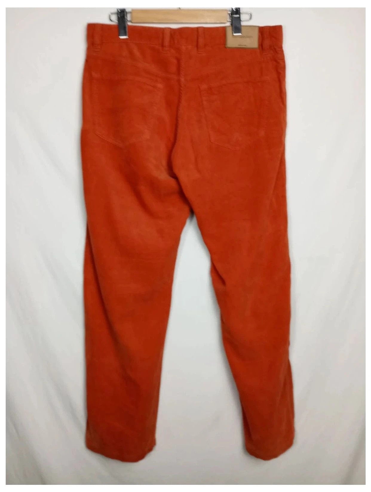 pantalón pana color teja ermenegildo zegna