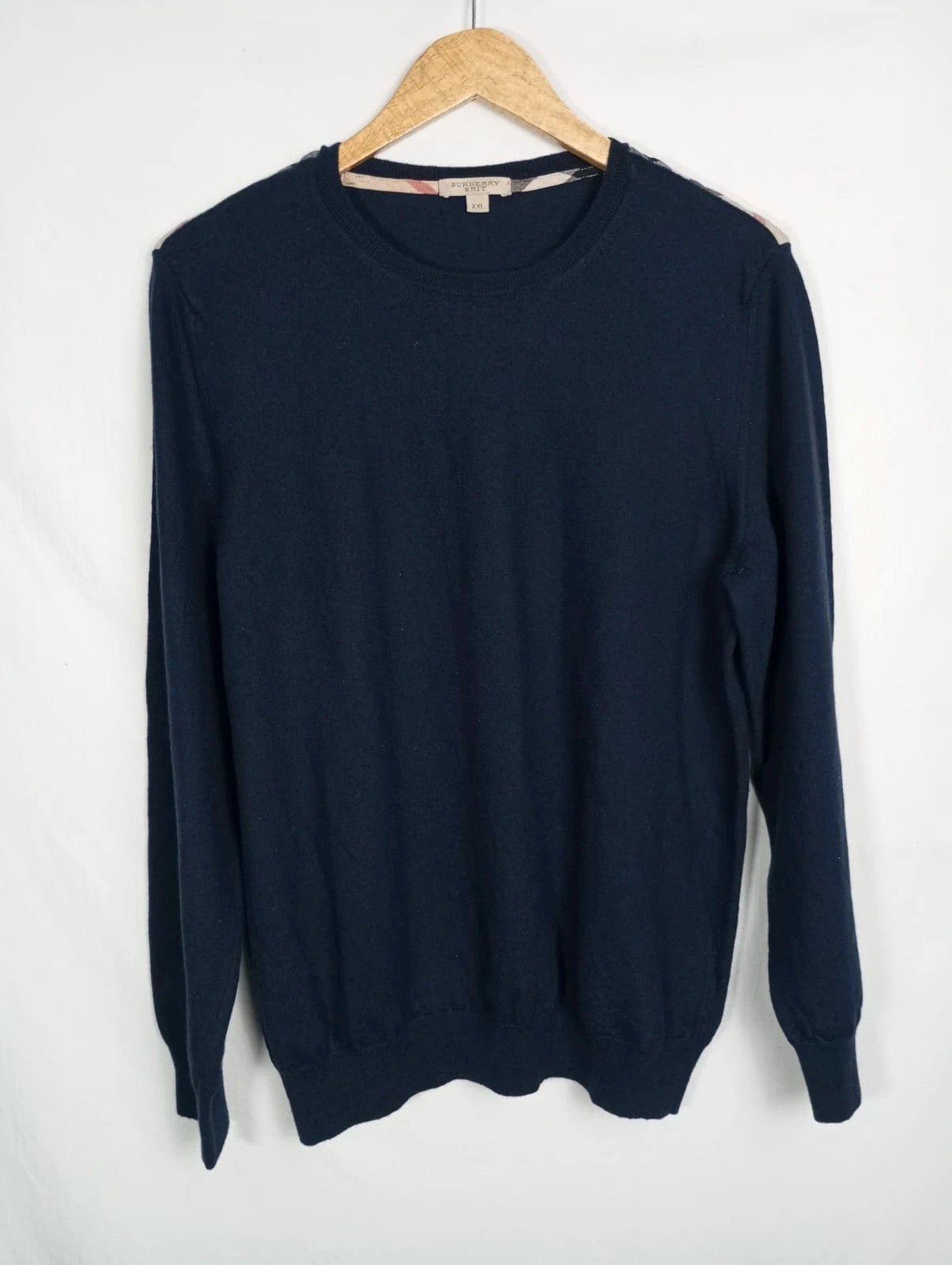 jersey de lana merino 100%
Burberry Brit azul marino XXL