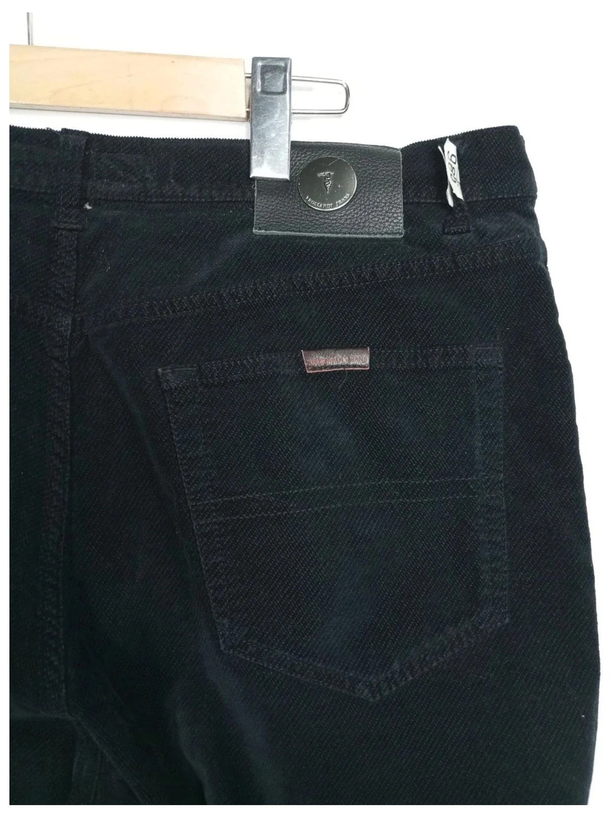 pantalón trussardi negro elástico talla 46