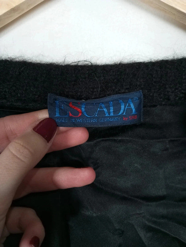 Chaqueta de mohair vintage escada. Perfecto estado lana angora