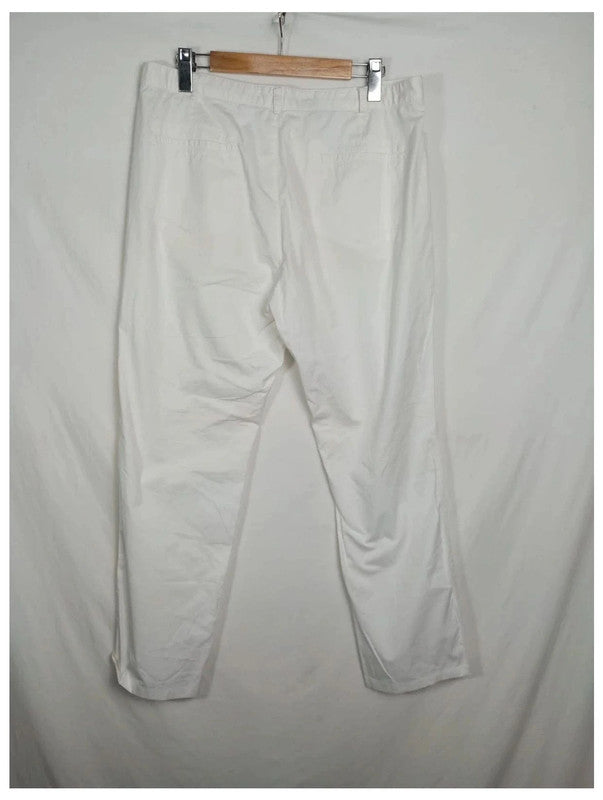 antalón blanco de algodón calvin Klein talla 46