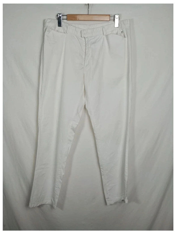 antalón blanco de algodón calvin Klein talla 46