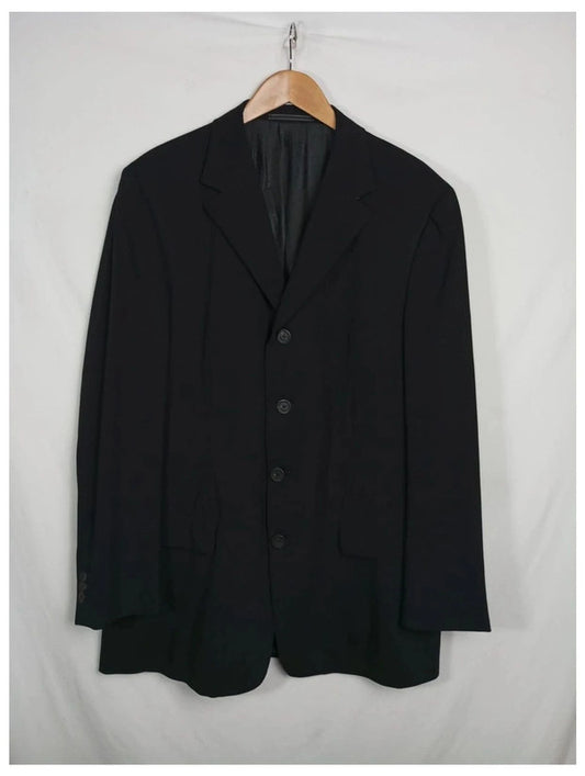 chaqueta de traje Versace negra 100% lana. Perfecto estado.