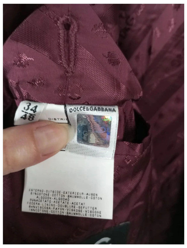 chaqueta dolce & gabanna talla 48