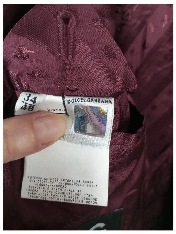 chaqueta dolce & gabanna talla 48
