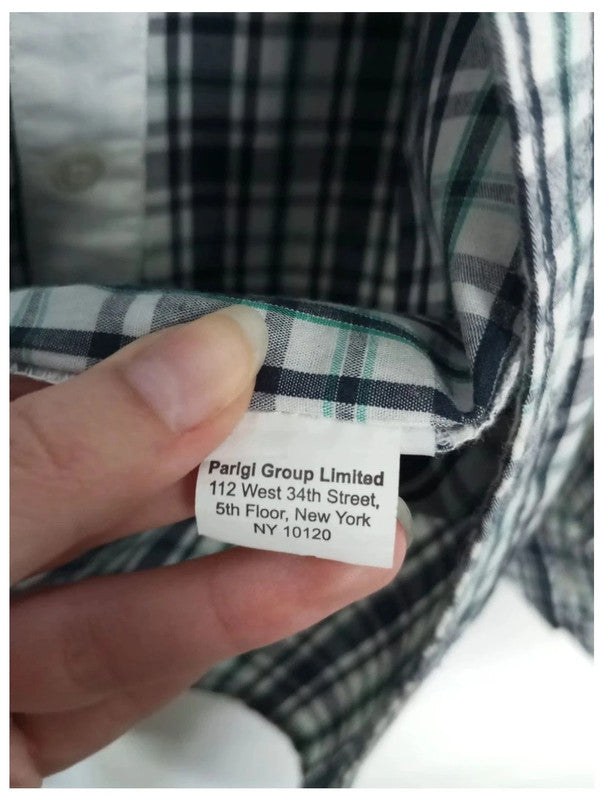 camisa cuadros dkny talla L