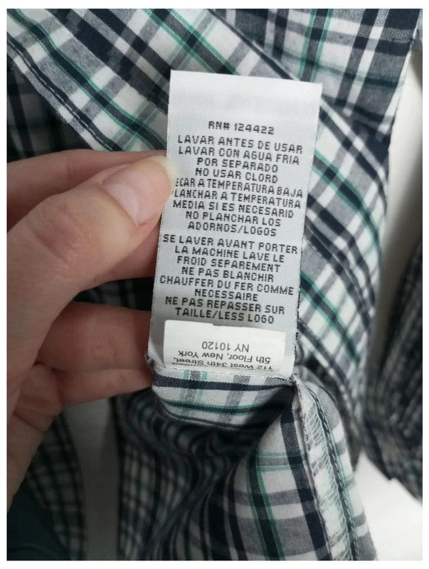 camisa cuadros dkny talla L