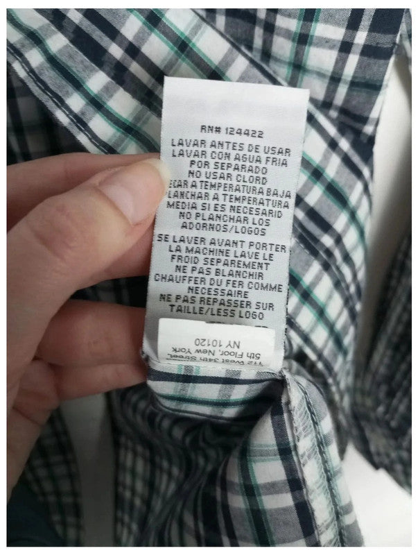 camisa cuadros dkny talla L