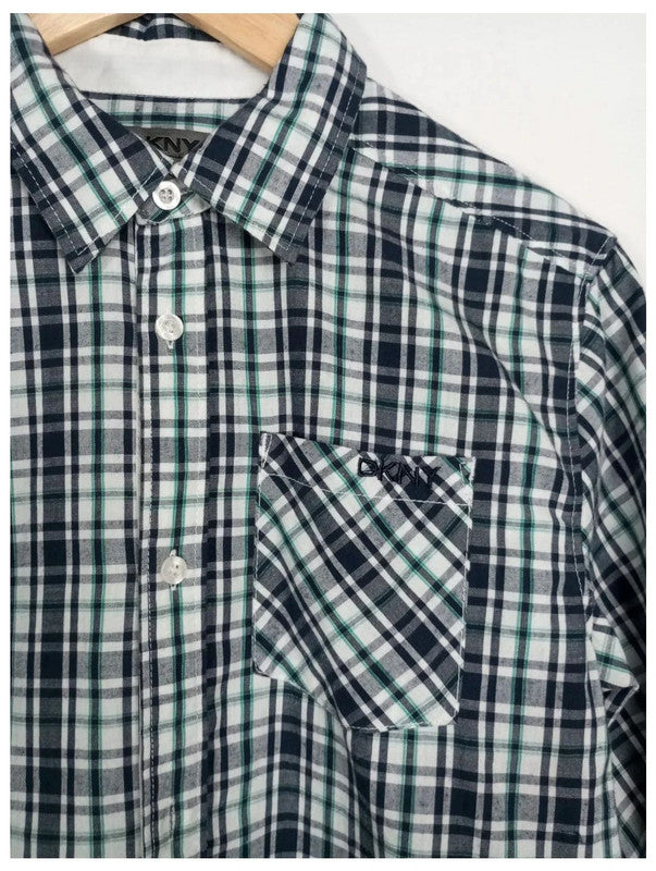 camisa cuadros dkny talla L