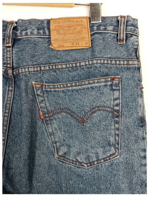 pantalón vaquero Levis 501 w34 l36
Vintage. Coincide con una talla 48, comprueba tus medidas!