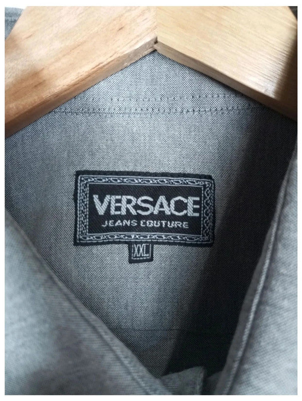 camisa gris versace jeans couture talla xxl