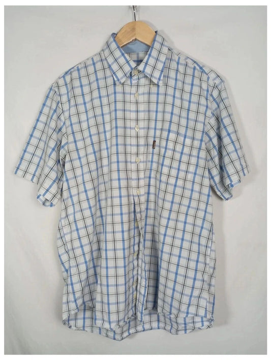 camisa manga corta cuadros barbour talla L