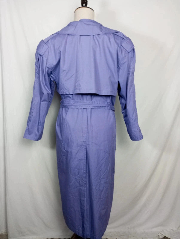 gabardina morada talla 40/42 XL