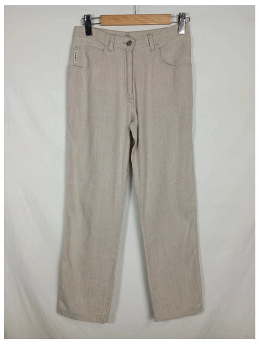 Pantalón beige Armani talla 36 (w29)
Lino, algodón. Tiro alto, corte recto, inspiración 501, vintage