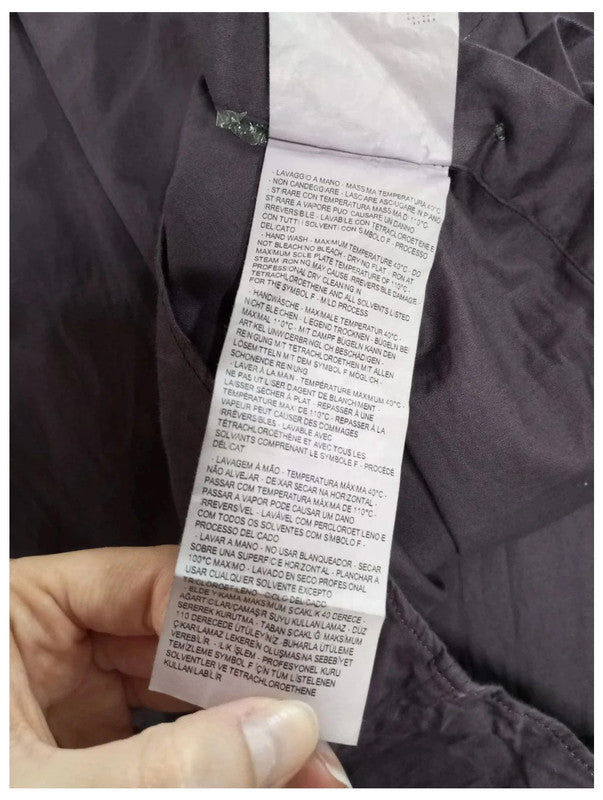 camisa morada Armani collezioni talla xl