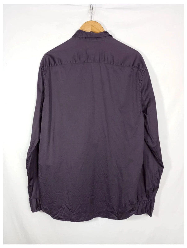 camisa morada Armani collezioni talla xl